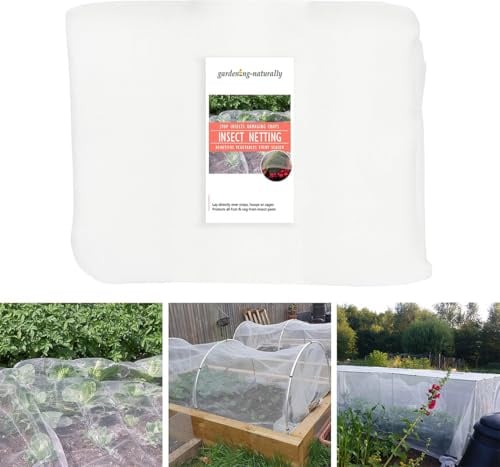 Veggiemesh Insect Mesh Netting For Fruit & Vegetables 2.1m x 10m | Fine, White Vegetable Net