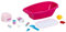 Theo Klein 1675 Baby Coralie Set Baignoire | pour poupées jusqu'à 35 cm | Nombreux Accessoires de puériculture | Dimensions : 50 cm x 27 cm x 15 cm | Jouet pour Enfants à partir de 3 Ans