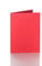 Paper24 50 Faltkarten in ca. 100 x 150 mm (für C6 Umschläge), Grammatur: 240 g/m², Farbe: 10 Rot