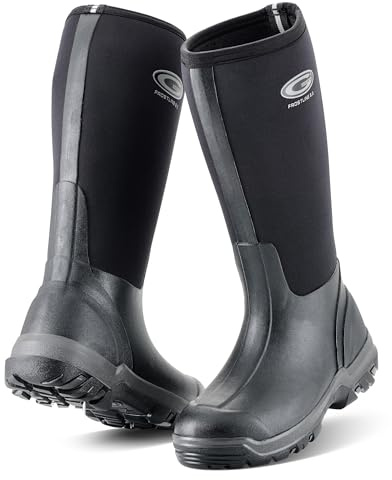 Other Unisex Adult GRB0005 GRUBS FROSTLINE Boots Black, Clear, Size 3