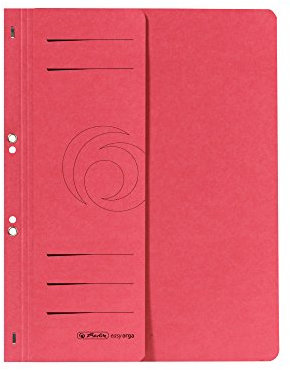 10 Ösenhefter / aus Manila Karton / DIN A4 / Farbe: rot