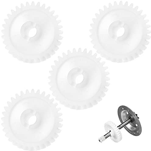 Qixuer 4 Pieces Garage Door Opener,Drive Gear Nylon Gear 32 Teeth Garage Door Gear Garage Door Opener Gear Fit Garage Door Motor Drive Gear for Sears LiftMaster Chamberlain 41A2817