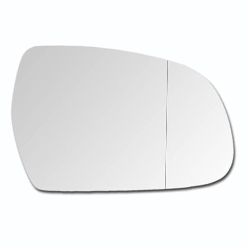 PS-T Außenspiegel Spiegelglas zum Kleben, Asphärisch, Rechts, Blind Spot Detection, AUDI A4 B8 2010-2015