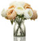 Vase en verre cintré pour fleurs,Vase en verre taillé gris fumé 16 cm,Petit vase décoratif en verre pour roses, tulipes,Petits vases pour décoration de table salon décoration d'intérieur moderne