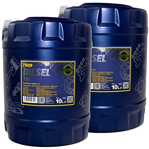 Motoröl Motor Öl MANNOL Diesel TDI 5W-30 API SN/CH-4 2 X 10 Liter