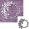 Blumenblatt-Stanzformen, Blumen-Stanzformen, Schablonen für Bastelprojekte, Scrapbooking, Fotoalbum, dekorative Prägepapier-Stanzformen für Kartenherstellung, Vorlage (runde Blumenranke)