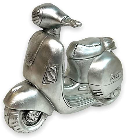 BUSDUGA 2953 Sparkasse Roller Silber Spardose 20x15,5x9cm Geschenkidee