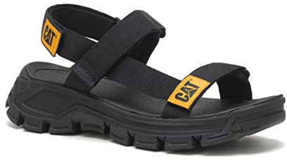 Cat Footwear Unisex Progressor Web Bold Sandale, Black, 45 EU