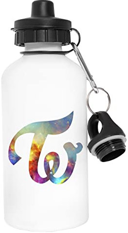 Nebulosa due volte Borraccia Ecologica Riutilizzabile Bianca Per Bottiglia D'acqua In Acciaio Inossidabile