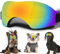 Mittelgroße Hundesonnenbrille, Hundebrille mit verstellbarem Riemen, UV-Schutz, winddicht, geeignet für mittelgroße Hunde, Haustierbrillen, Augenschutz