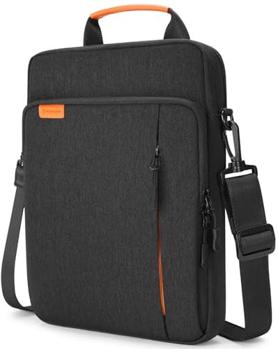 NIDOO 13 Inch Laptop Shoulder Bag Protective Carrying Case Sleeve Messenger Handbag for 13 13.6 MacBook Air Pro M2 M1/12.9 iPad Pro/Surface Laptop Go 2/Surface Pro 8 9 X/XPS 13 Plus/Galaxy Tab S8+