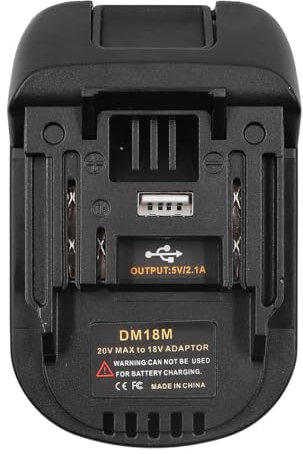 Namvo DM18M Battery Adapter for Makita 18V Power Tools - Converter for 18V/20V or Milwaukee M18 Batteries