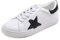 Feversole Women's Featured PU Leather Lace-Up Sneaker,Stella Sneakers Stringate in Pelle PU da Donna