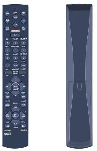 TCNOUMT RAV206 Fernbedienung Ersatz für Yamaha Audio Video AV Receiver RAV206 V694090US HTR-5140 HTR-5450 AX-596 YHT34 RAV206 HTR-5440 HTR-5440RDS RX-V420 RX-V420RDS RXV420 RX-V495 RX-V520