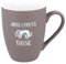 Spruchreif | Soft-Touch Tasse Taupe Anti-Stress Tasse mit Faultier-Motiv – Beidseitig gravierte Tasse mit Spruch | Lustiges Geschenk für Stressgeplagte & Entspannungsfans | 350 ml