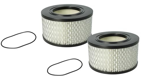 vhbw 2x Staubsaugerfilter kompatibel mit CONEL CLEAN M30 Staubsauger | HEPA-Filter Schwarz Weiß