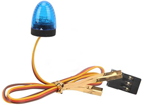 CHICIRIS RC-Car-LED-Leuchten, RC-Car-LED-Leuchten, LED-Warnlicht, 5 Lichtmodi, Geringer Stromverbrauch, Hohe Simulation, RC-Car-Alarmlicht, LED-Polizei-Blitzlicht, Lampe für 1/1RC-Auto,