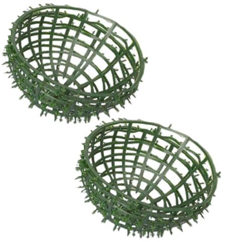 VINTORKY Buchsbaum Schablone Kunstgras Kugelgestell Blumen Grasballhalter aus Kunststoff Leicht Wiederverwendbar für Garten und Hochzeit