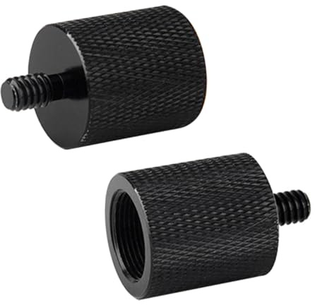 Parliky Microphone Screw Adapter Kit 5/8'' to 1/4'' for All Microphone Rack Screws