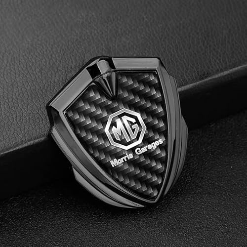 DMYQJY Auto Emblem für MG Pilot 2020-2023, Logo Kofferraum Emblem Kotflügel Badge Emblem Aufkleber Abzeichen Badge Aufkleber Motorhaube Kofferraum Auto Zubehör,Black