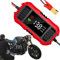 Chargeur d'entretien pour moto, chargeur de batterie de moto | Chargeur de moto automobile 12 V,Chargeur de batterie de voiture intelligent à détection intelligente polyvalent pour scooter et tondeuse