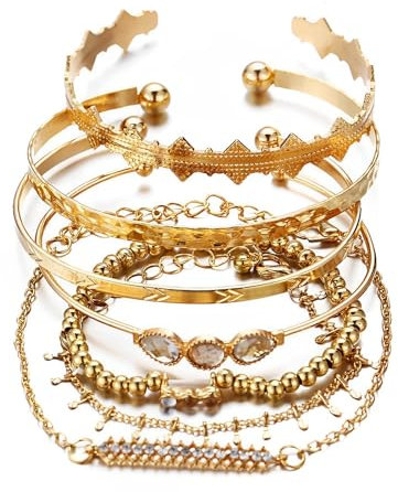 7 Böhmischen Kristallarmbändern Wahrsagerin Kostüm, Handkette, Indischer Schmuck, Indische Kleidung Damen, Armband Set Damen, Bollywood Kostüm Damen, Zigeuner Kostüm, Handschmuck