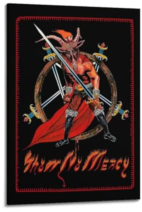 CCXUSENX Poster Show No Mercy, dekoratives Gemälde, Leinwand, Wandposter und Kunstdruck, modernes Familienschlafzimmer, Dekoration, Poster, 20 x 30 cm