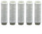Hasaller Set di 5 lenze da pesca in nylon elastico, filo invisibile, trasparenti, per esche da pesca (0,10 mm/200 m)