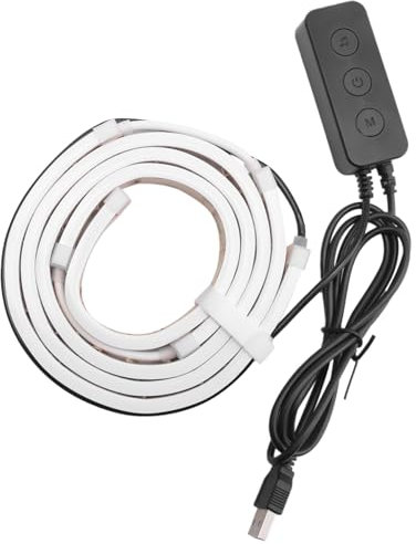 Qarmijaer Striscia di Luci da Gioco per Monitor, Retroilluminazione RGB LED,Striscia Luci di Sincronizzazione, Computer, Display per PC Intelligenti, Decorazioni DIY per Monitor 34 Pollici