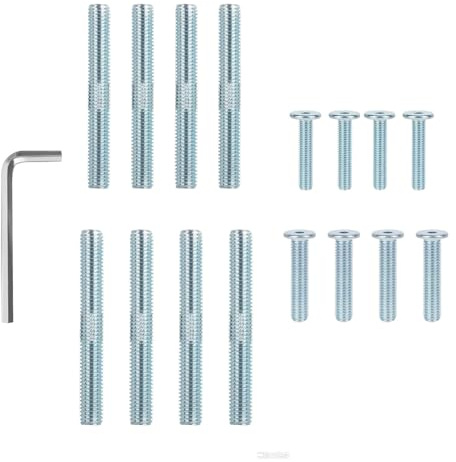 17PCS Cat Scratching Post Replacement Screws, Cat Tree Replacement Parts | with Allen Wrench, M10 & M8 Scratching Post Replacement threaded bolts & Screws