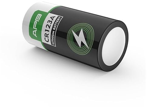 Batteria CR123A, 10 Pile CR123a 3V Litio Lunga Durata Batterie CR123 per Dispositivi Leggeri con Elevato Fabbisogno Energetico, Torce, Rilevatori di Fumo, Sistemi di Allarme, Proiettori, Telecamere
