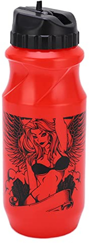 ANKROYU Bouteilles d'eau de vélo 650 ML de Fuite de Fuite de Bouteille d'eau Sportive Facile à Propre (Modèle de beauté)