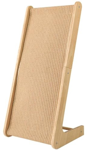 Rascador de Gatos de Sisal Vertical en Forma de L,Protector de Muebles | Tabla Rascadora Multifuncional 2 en 1 para Pared y Suelo,Rampas de Rasguño para Gatos de Interior