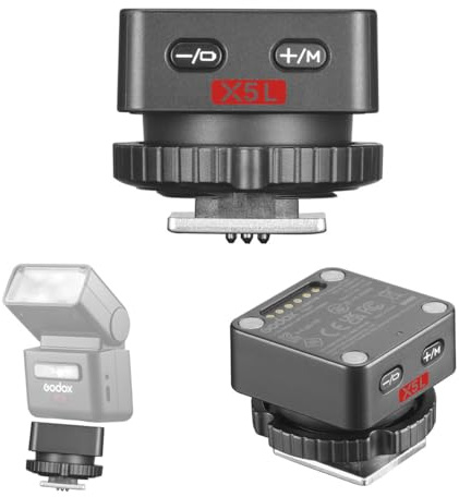 Godox X5L TTL Flash Trigger für Leica, 2,4-GHz-Blitzauslöser für iT32 Flash | Hot-Shoe-Trigger mit HSS-Unterstützung, integrierter Batterie & Farbindikator