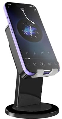 Générique Speaker for Phone | Cool Wireless Induction Gadgets | Smartphone Holder Speaker Technology Gadgets Trends | for Men Birthday Christmas Home Office Travel