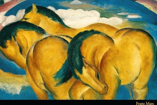 Franz Marc Poster/Kunstdruck Little Yellow Horses 90 x 60 cm