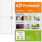Printation 105 x 148,5 mm Wetterfeste Folienetiketten 105 x 148,5 mm weiß matt - 10 Blatt - 4 Etiketten selbstklebend pro A4 Bogen A6 40 Klebeetiketten bedruckbar 105x148,5 Laser Drucker wasserfest