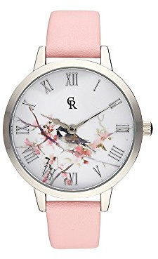 Charlotte Raffaelli Unisex Analog Quarz Uhr mit Leder Armband CRA001