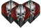 WINMAU Prism Alpha Black & Red Extra Dicke Dart Flights - 1 Sätze pro Packung (3 Flights insgesamt)