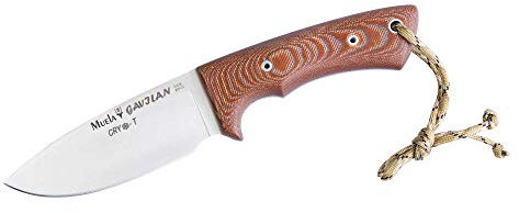 Muela Cuchillo Gavilan-C Cachas Micarta Marròn Funda de Piel + Tarjeta Multiusos de Regalo