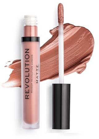 Revolution Beauty London, Matte Lip, Lipgloss, Chauffeur 110, 3ml