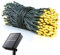 Koopower 100 LED Solar-Lichterkette, 10 Meter Wasserdichter Grüner Draht + 0, 8M Kabel, 1er-Pack, Warmweiß, KP8915A