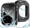 Goton Coque étanche 2 en 1 pour Apple Watch Series 9 8 7, protecteur d'écran de 41 mm, protection à 360° avec polycarbonate rigide + cadre arrière, pour iWatch 41 mm
