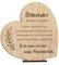 CONTRAXT Holzkarte für Schwester. Originelle Geschenke für Schwester Geburtstagskarte für eine Schwester Geschenkideen für eine Schwester Holz-Glückwunschkarte für Schwester (Schwester)