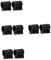 SUPVOX 4sets Pedal Buckle Pool Step Pool Ladders for Inground Pools Ramp Pool Ladder Treads Pool Accessories Heavy Above Ground Pool Hose Ladder Stabilizer Bolts Black Plastic 2pcs*4