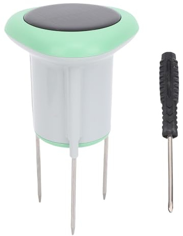 Buachois Solar Bodensensor, misst Feuchtigkeit Temperatur Lichtleitung mit WLAN und App Steuerung, ABS für Garten und Zimmerpflanzen