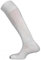 Mitre Mercury Medias de fútbol lisas juveniles, equipación de fútbol, medias largas ligeras, medias deportivas transpirables, talla 30-34, blanco