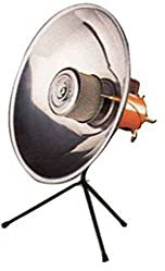 Eurocamping W1800 STUFA CATALITICA PARABOLA W1800, 1.8 kW, GPL, Valvola sicurezza, Design piatto