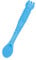 Naforye Cuchara de silicona para el destete del bebé, apta a partir de 4 meses, color azul, 200 g