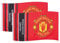 Manchester United FC - Bandera oficial - 150 x 90 cm - Pack 2 unidades negro
